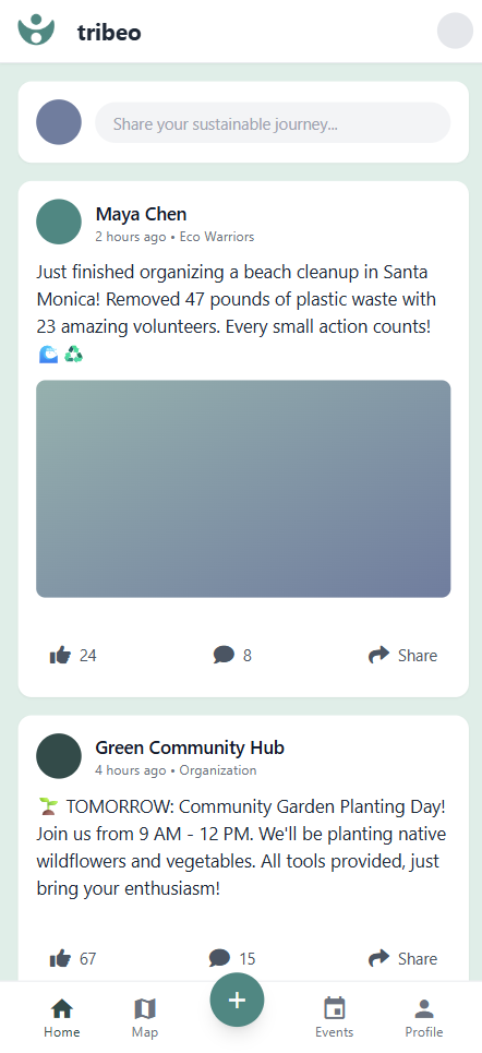 feed page